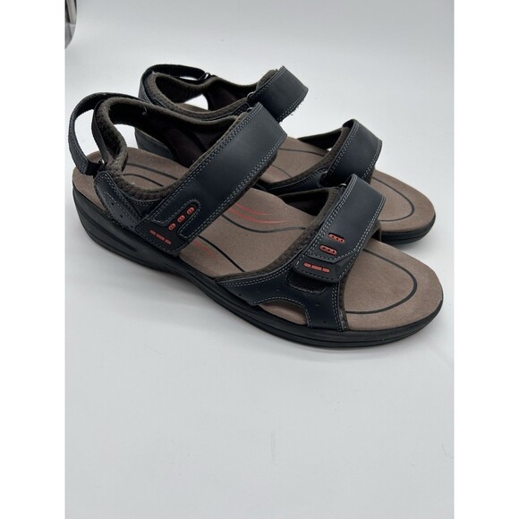 Orthofeet Men’s Gemini Sandals 12 4E X Wide Diabetic Plantar Fasciitis Walking - Picture 3 of 7